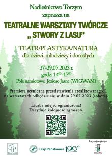 Teatralne Warsztaty Twórcze pn. "STWORY Z LASU"